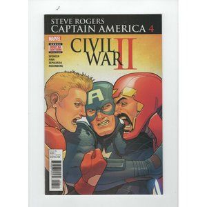 Marvel Steve Rogers Captain America 4 Civil War II Comic Book